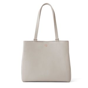 Dagne Dover Allyn Leather Tote Bone leather Medium
